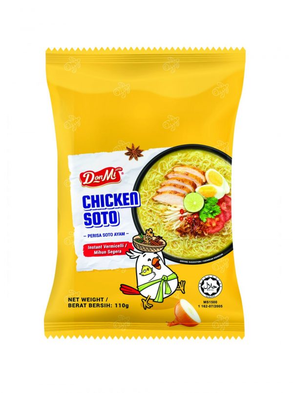 Donmi Instant Vermicelli Chicken Soto 110g x 5 - Image 2